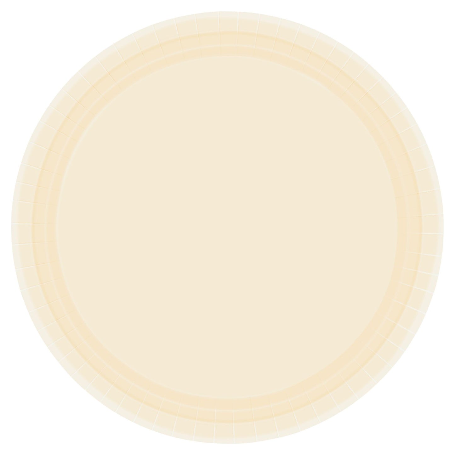 9In Paper Plate - Vanilla Creme