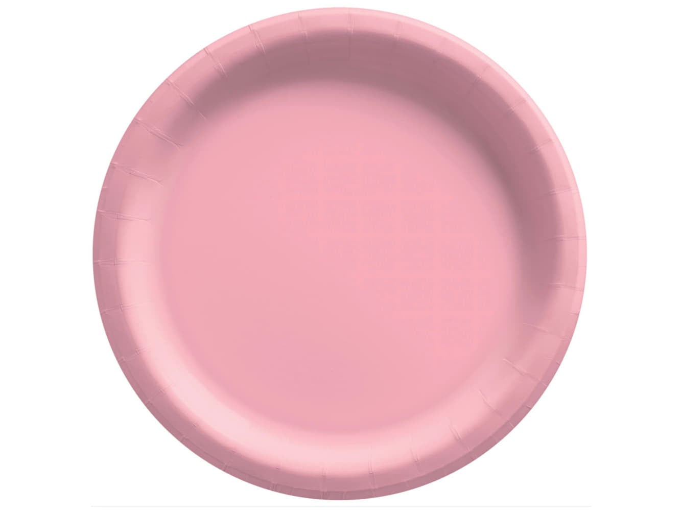 Round Paper Plates 8.5In -New Pink
