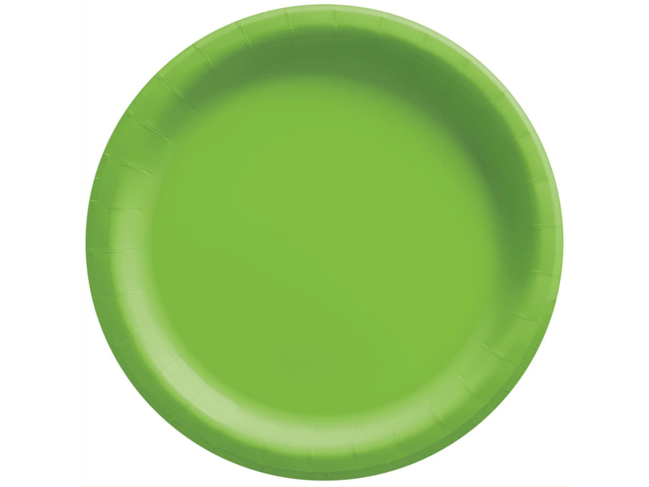 Round Paper Plates 8.5In-Kiwi