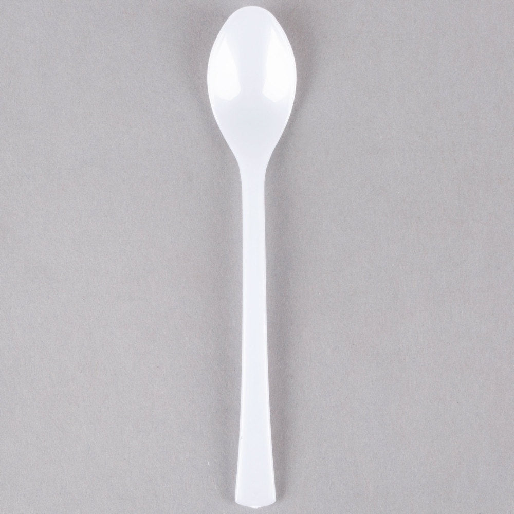 4" Tiny Tasters (Spoons),White,48PCS