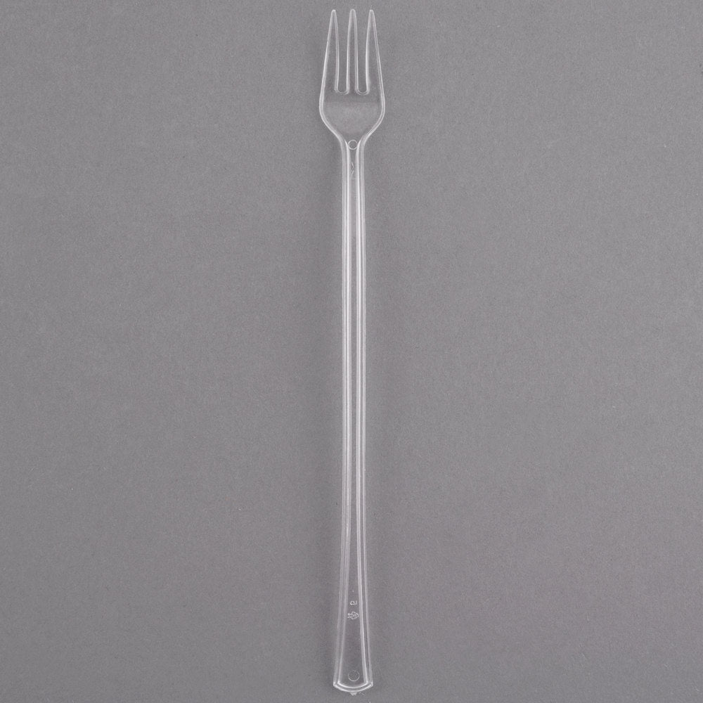6" Cocktail Forks,Clear,20Pcs