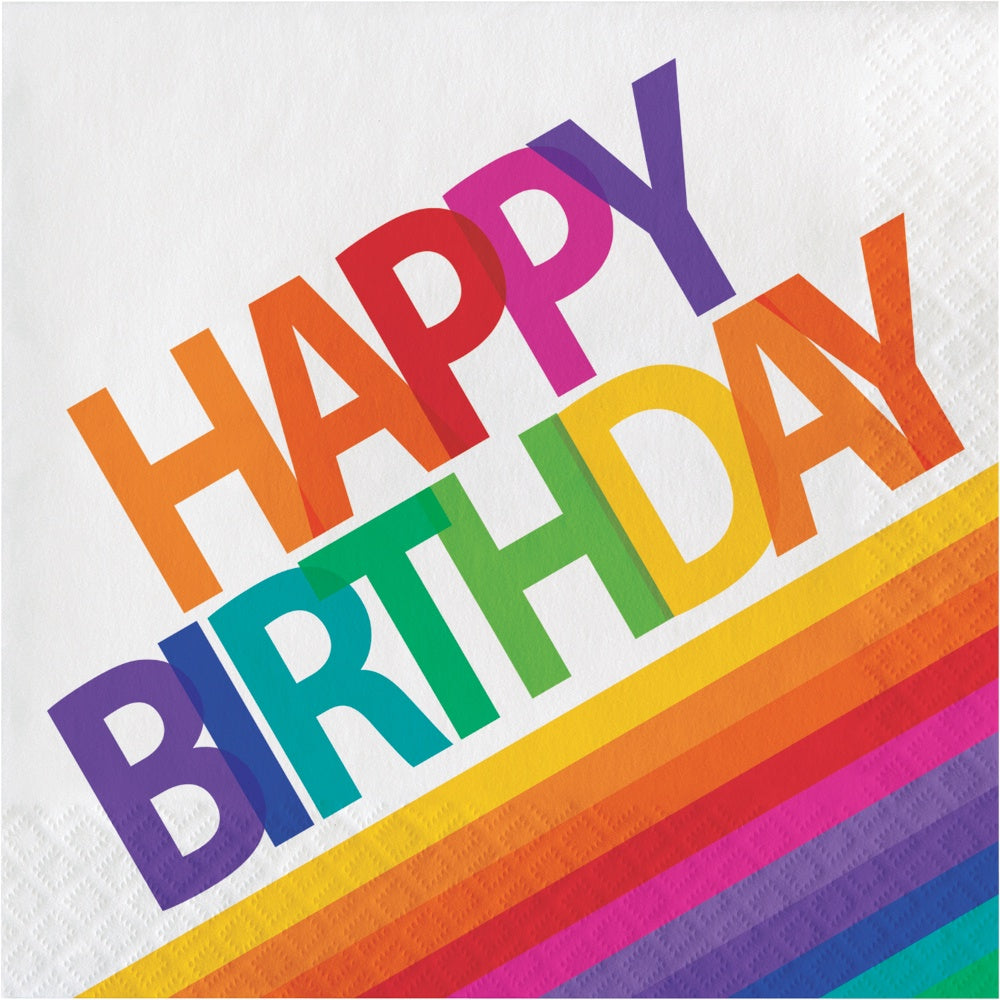 Rainbow Hb Rainbow Lunch Napkins