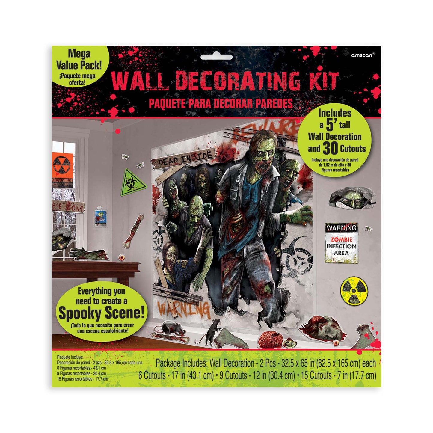 Wall Decorating Kit - Zombie