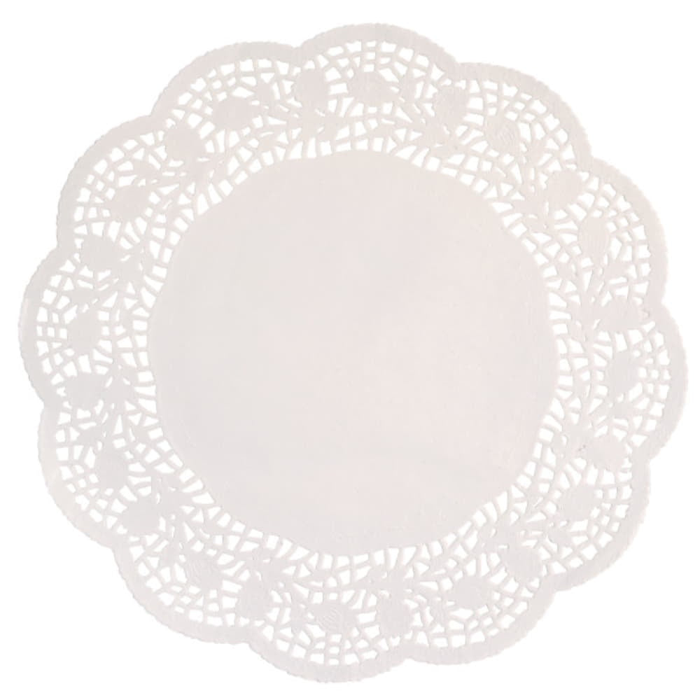 12In White Doilies - 12Ct