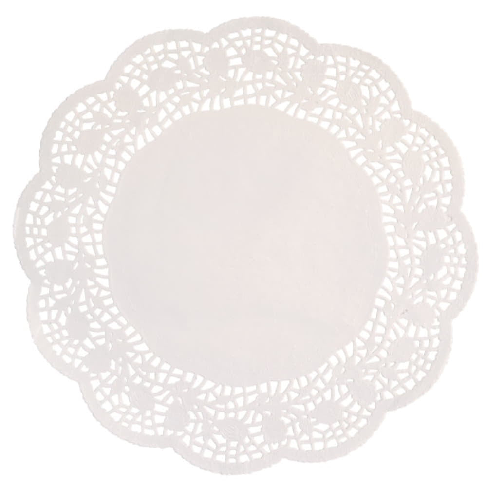 14.5" White Doilies - 8Ct
