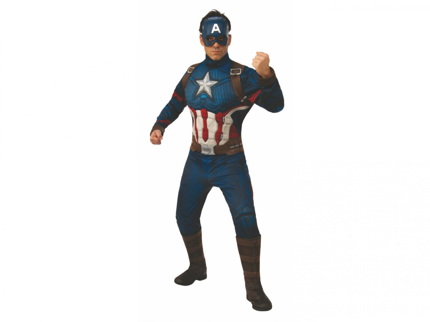 Avengers Deluxe Captain America Adult Costume-Standard