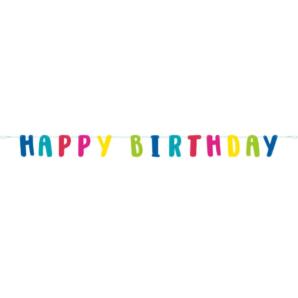 Llama Happy Birthday Letter Banner, 6 Ft