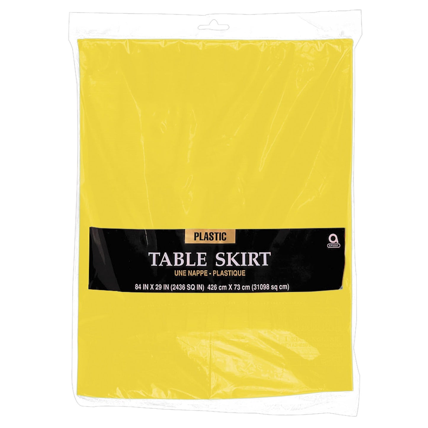 Plastic Tableskirt - Yellow Sunshine