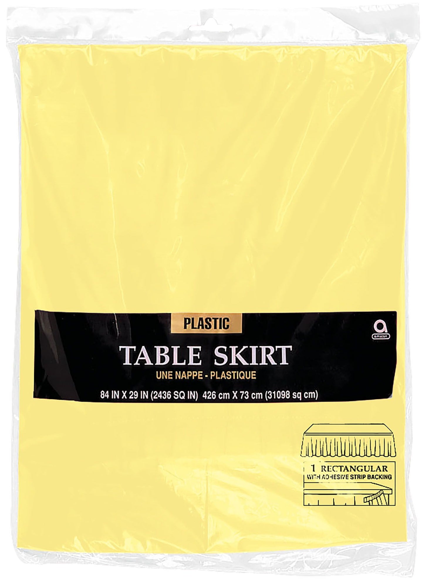 Tableskirt Lt Yellow/Disc