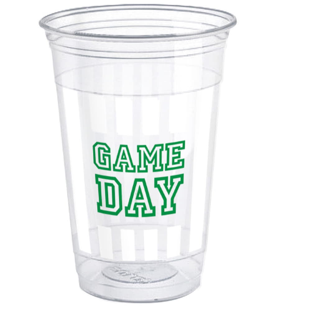 Game Day Football 16Oz Plastic Party Cups, 8Ct