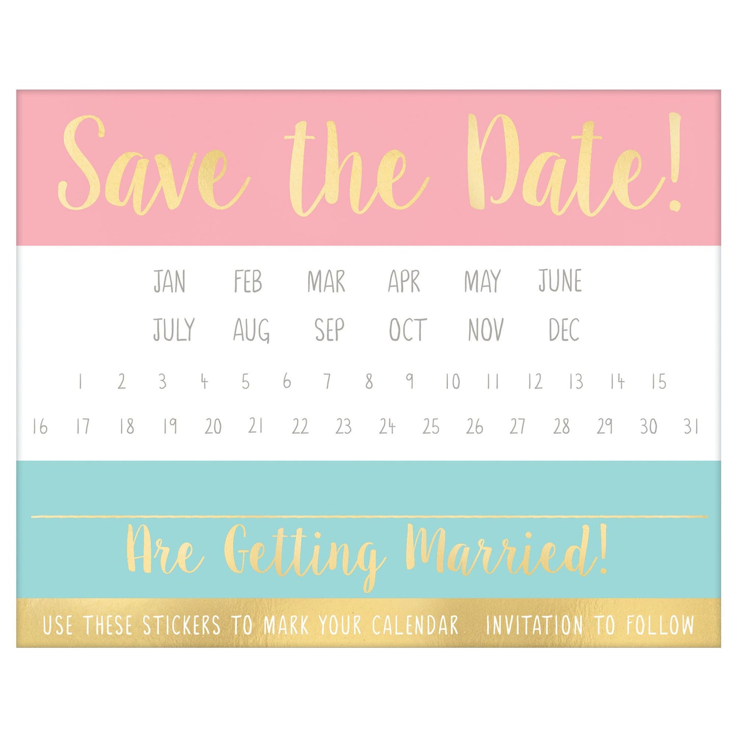 Save The Date Value Pack Invitations