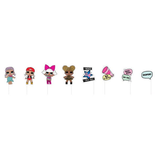Lol Photo Props - 8Pcs