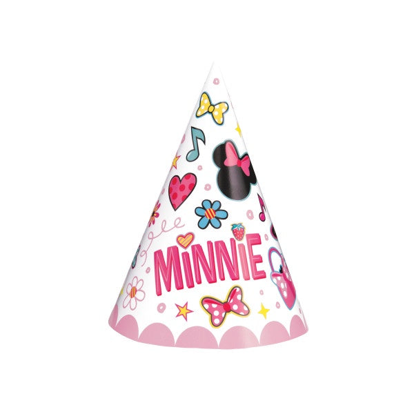 Minnie Mouse Party Hats, 8Ct