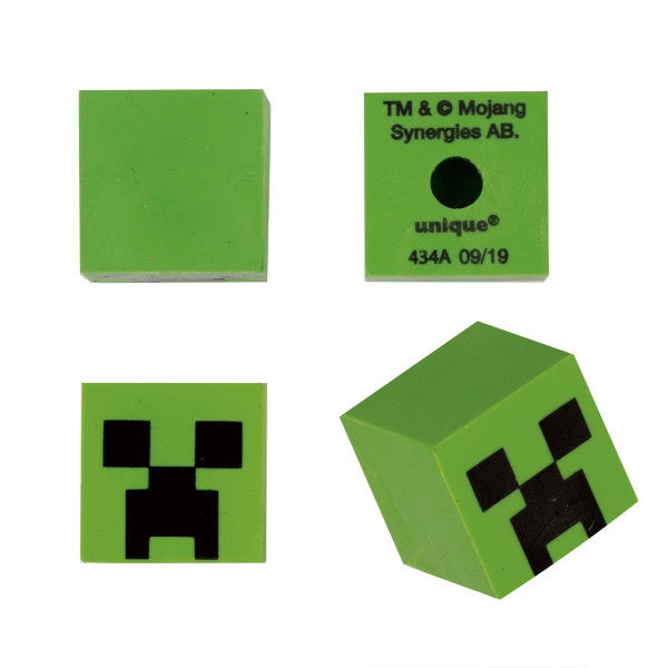 Minecraft Pencil Topper Erasers-4pc