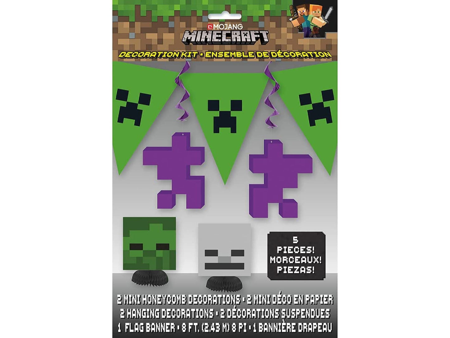 Minecraft Decoration Kit-5Pcs