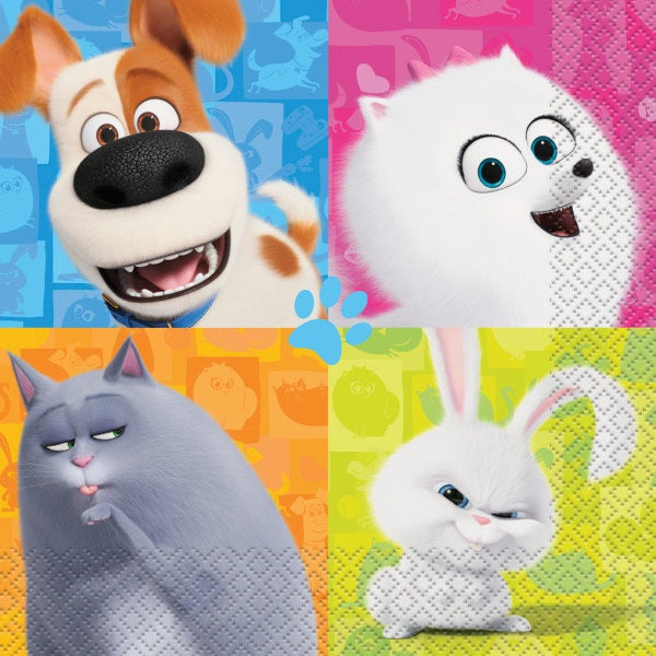 Secret Life Of Pets - Luncheon Napkins