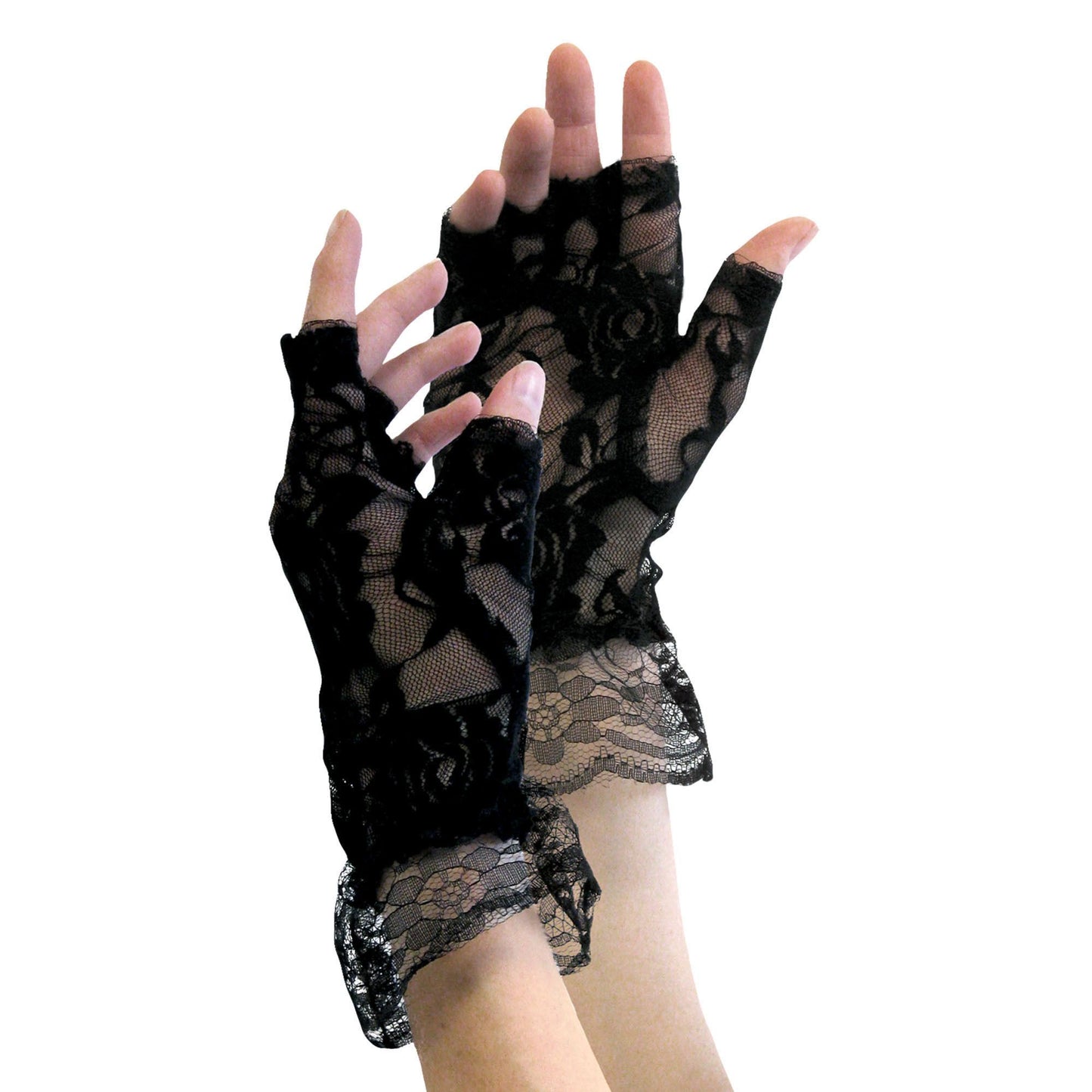 Gloves Fingerless Lace