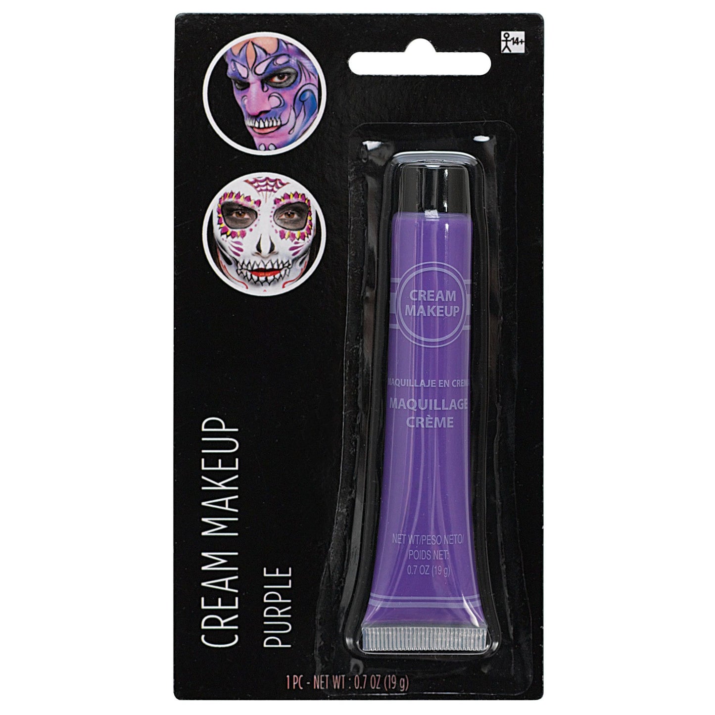 Cream Makeup Tube-Purple, 0.7Oz