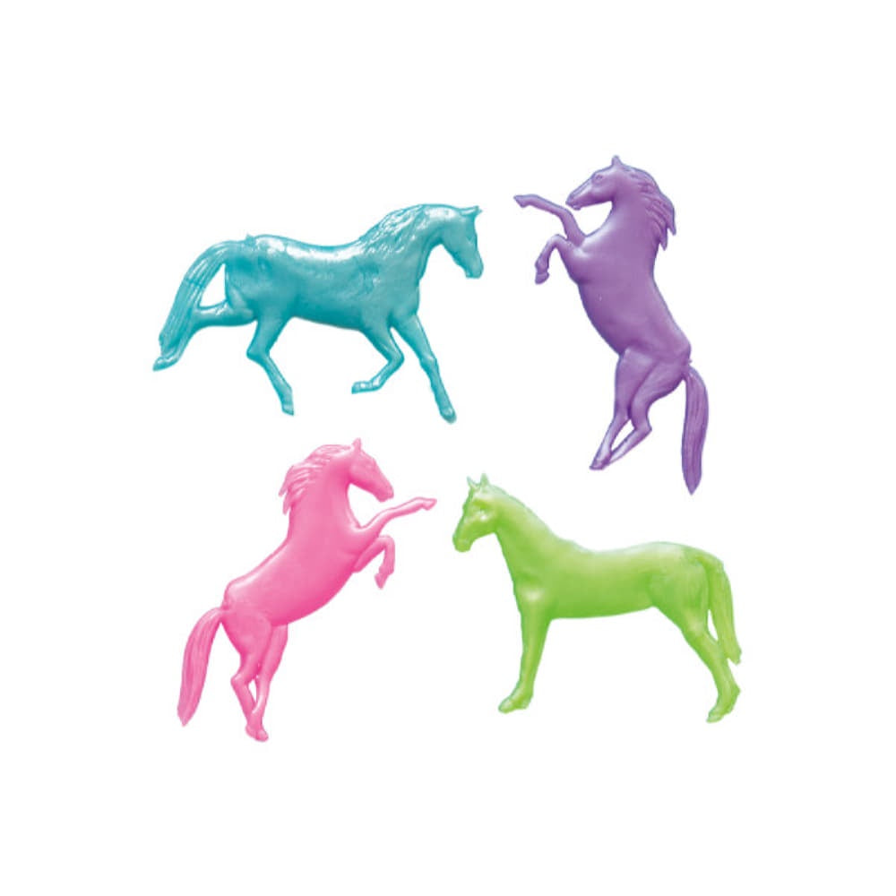 Pearlized Stretchy Horse Favors, 8Ct