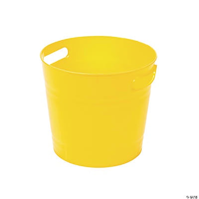 Plastic Yellow Ice Buckets