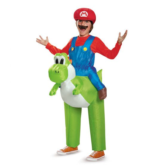 Mario Riding Yochi Child Costume-Onesize