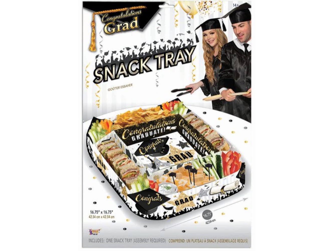 Graduation Paper Snack Tray