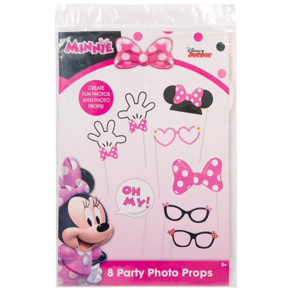 Disney Minnie Mouse Photo Booth Props, 8Ct