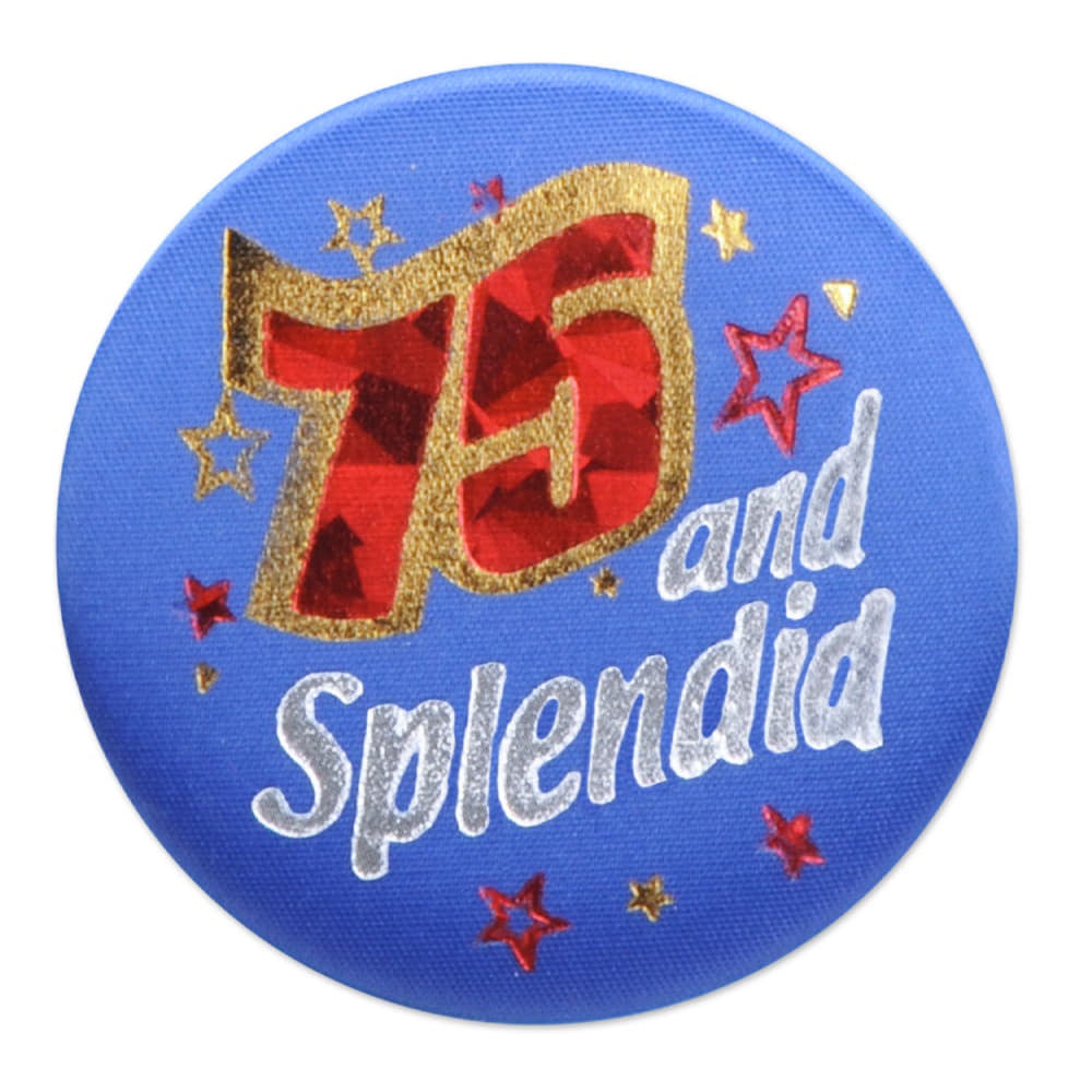 75 & Splendid Satin Button/Disc