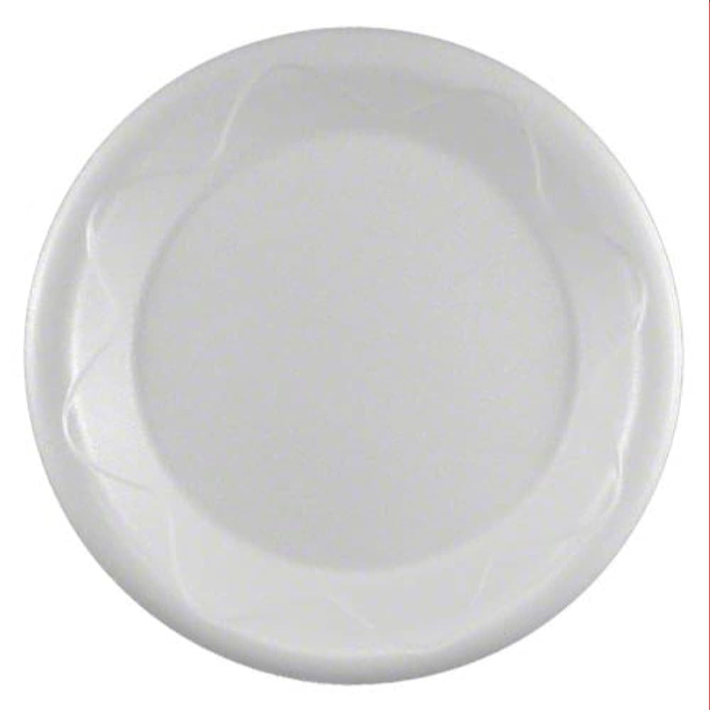 Darnel 7" White Foam Plate, 125Ct