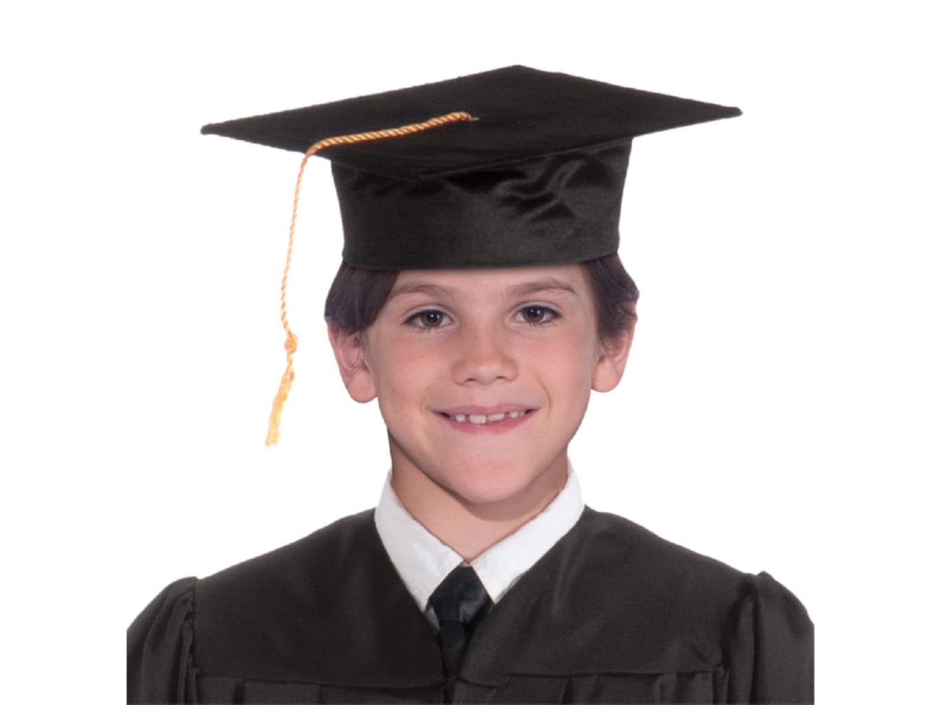 Child Deluxe Graduation Cap-Black