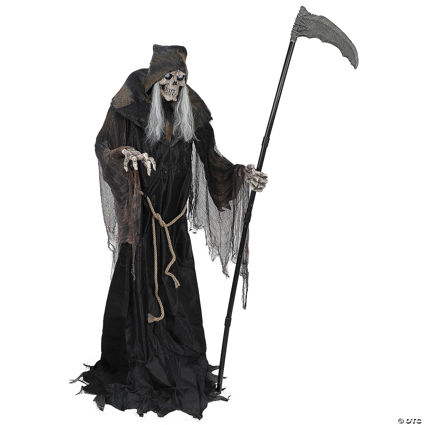 6Ft Lunging Reaper With Digital Eyes Prop