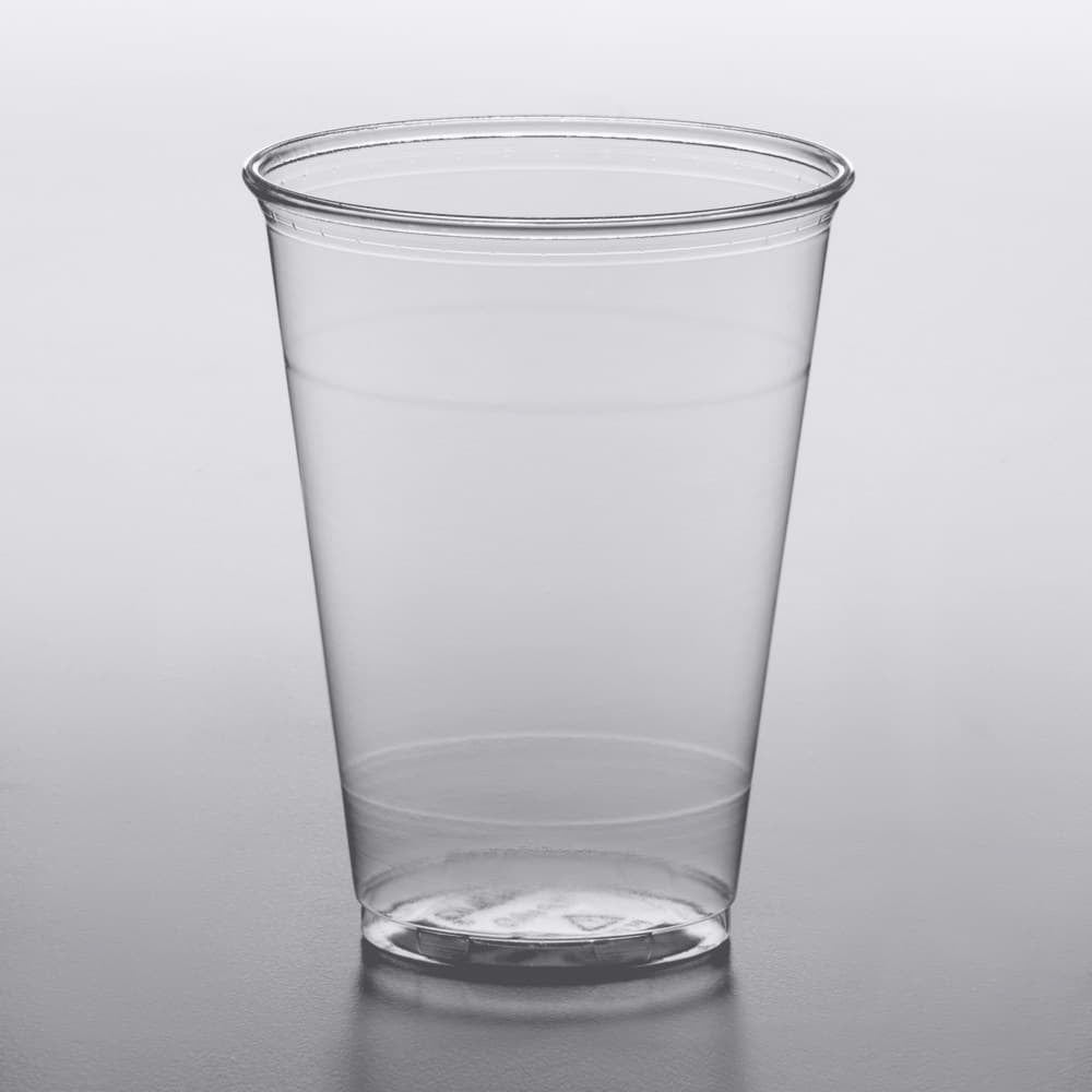 Dart 10 Oz Pet Clear Plastic Cups, 50 Ct