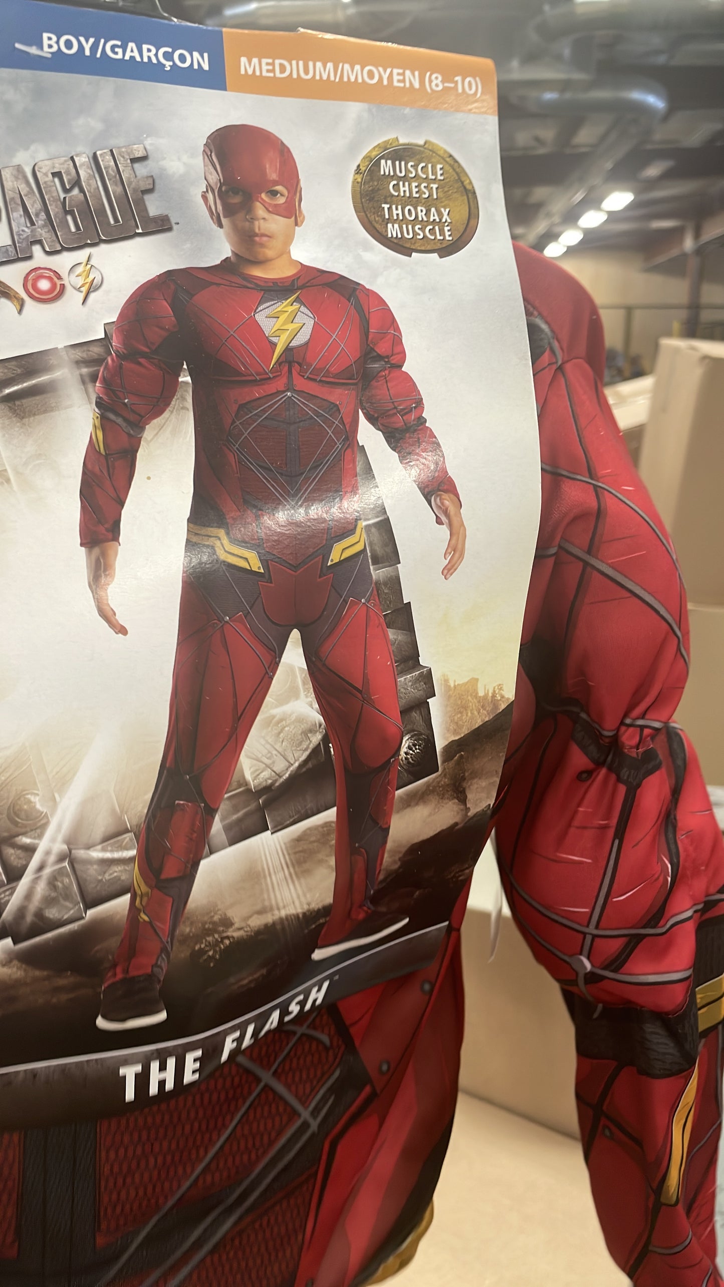 The flash- justice league (8-10 medium)