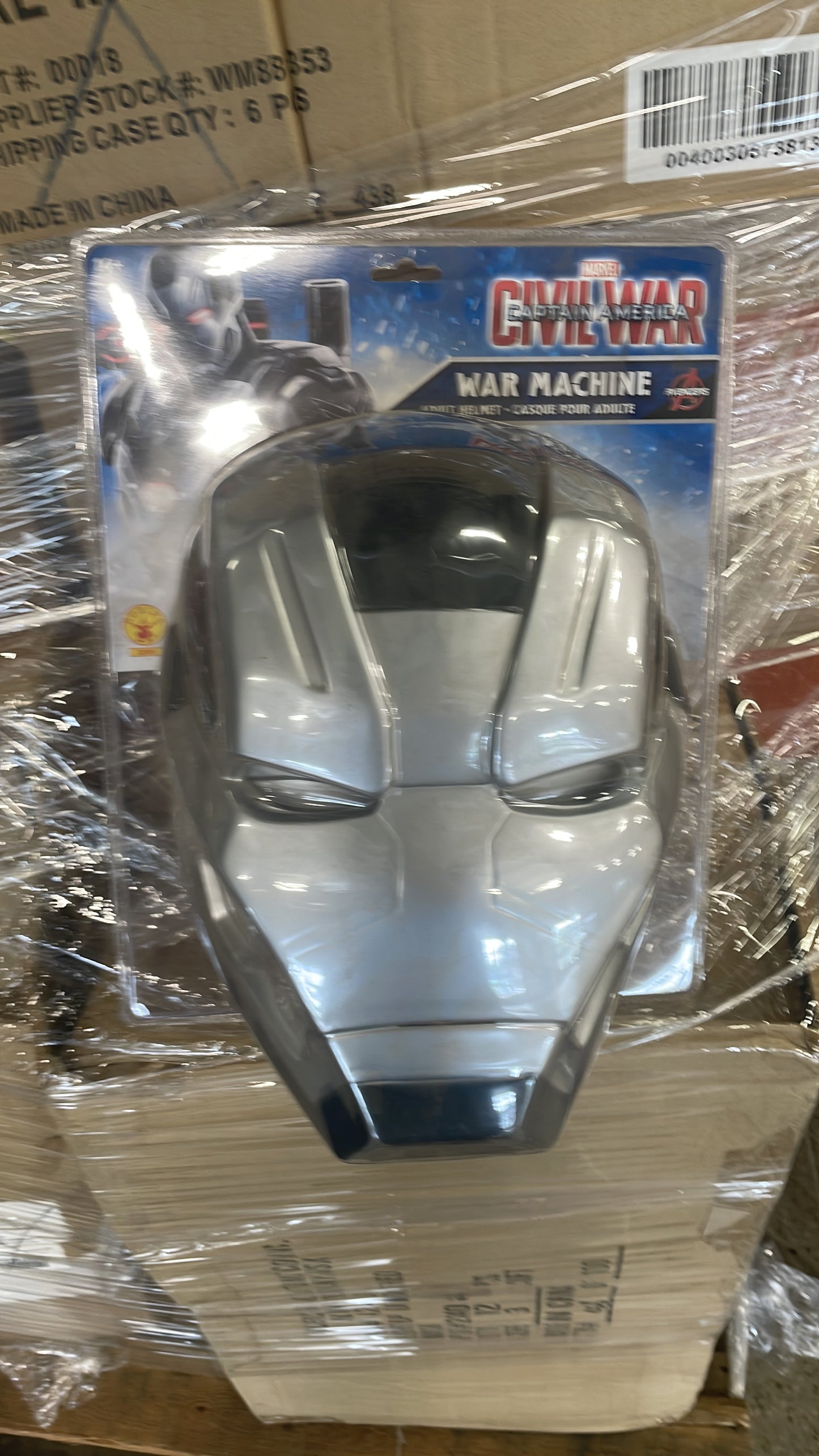 Marvel civil war captain America war machine adult Helmet