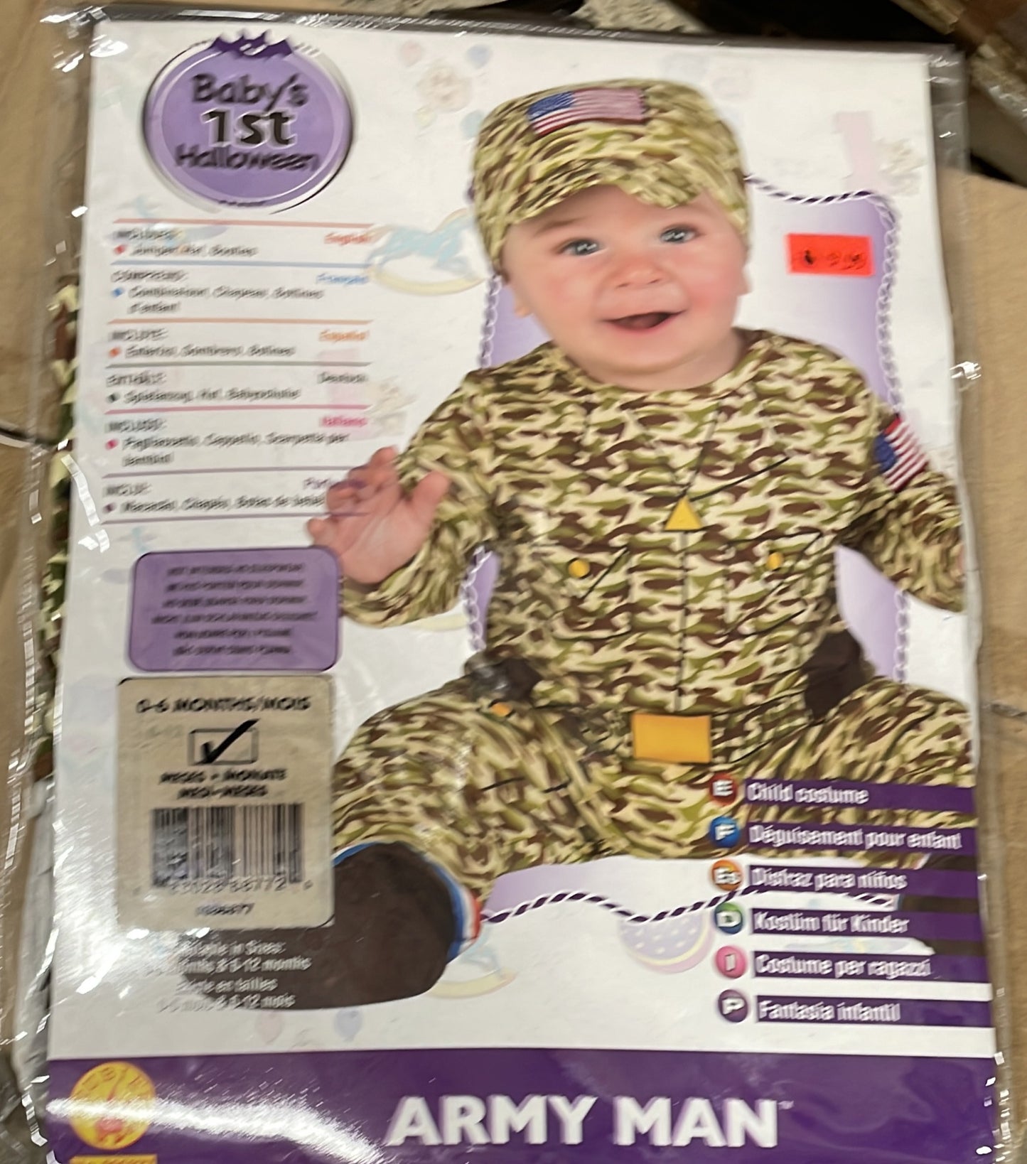 Baby’s Army Man Costume