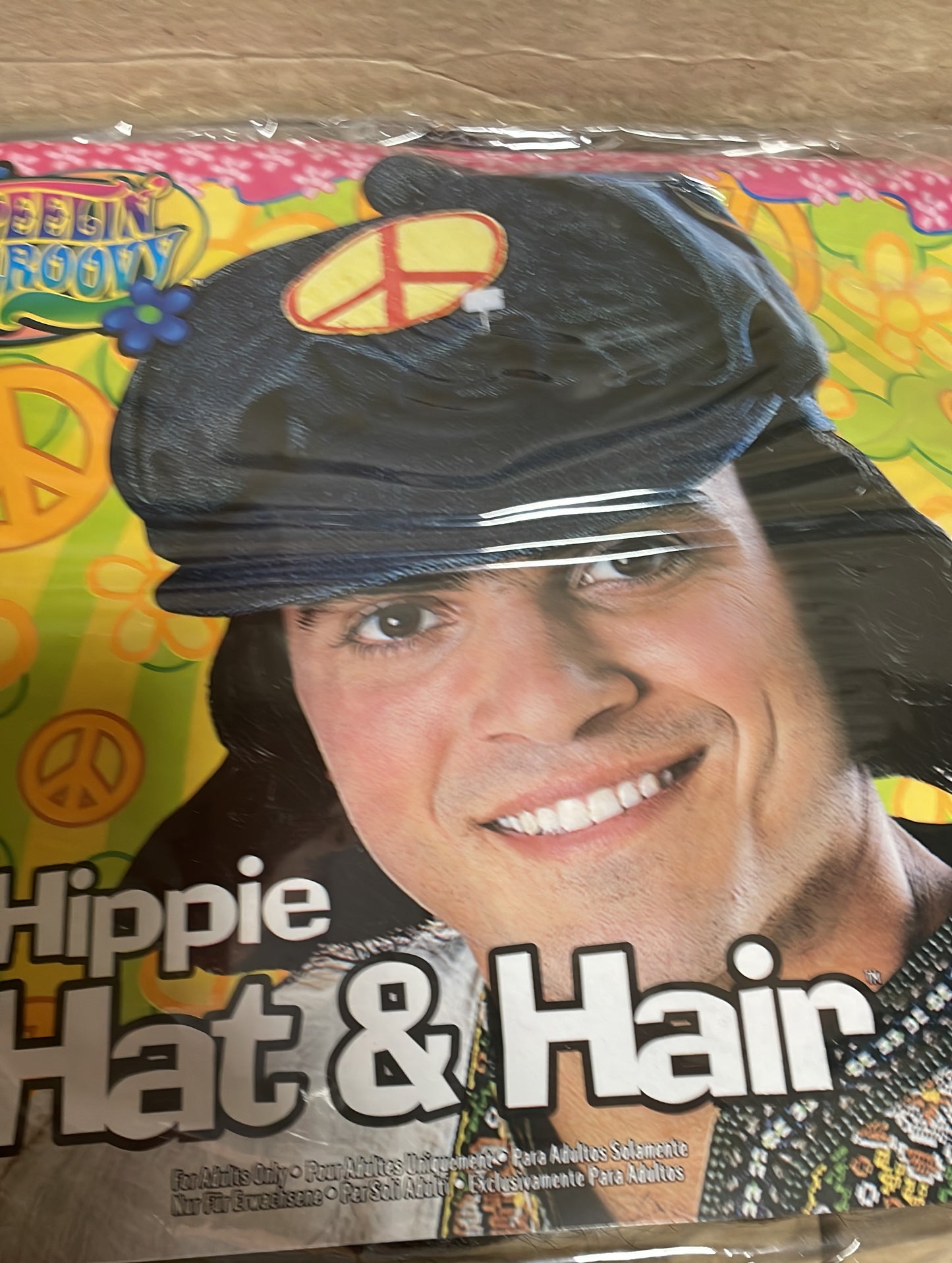 Hippie hat and hair