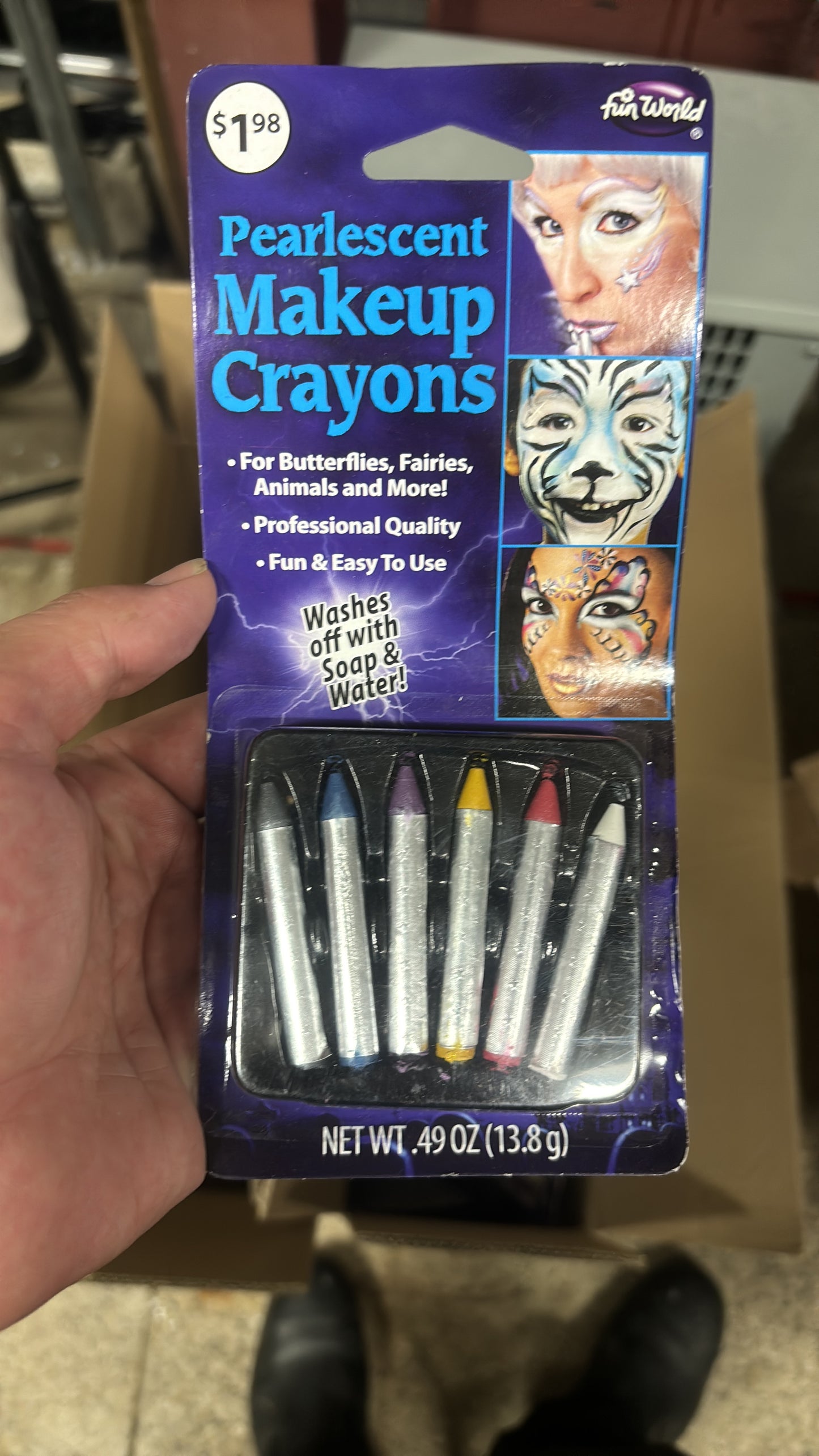 Pearlescent Makeup Crayons