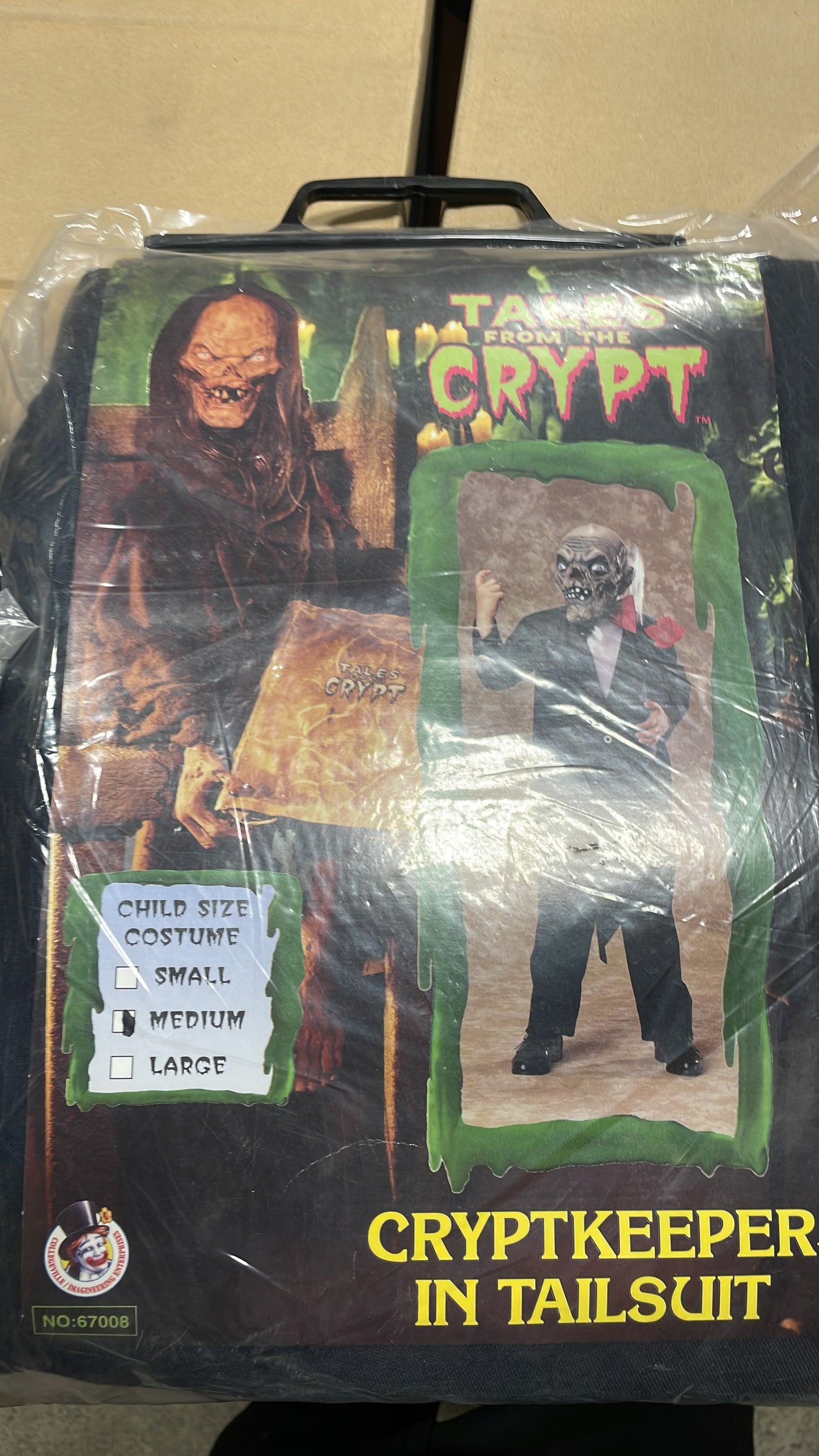 Tales of the Crypt Cryptkeeper in Tailsuit Child Costume Medium