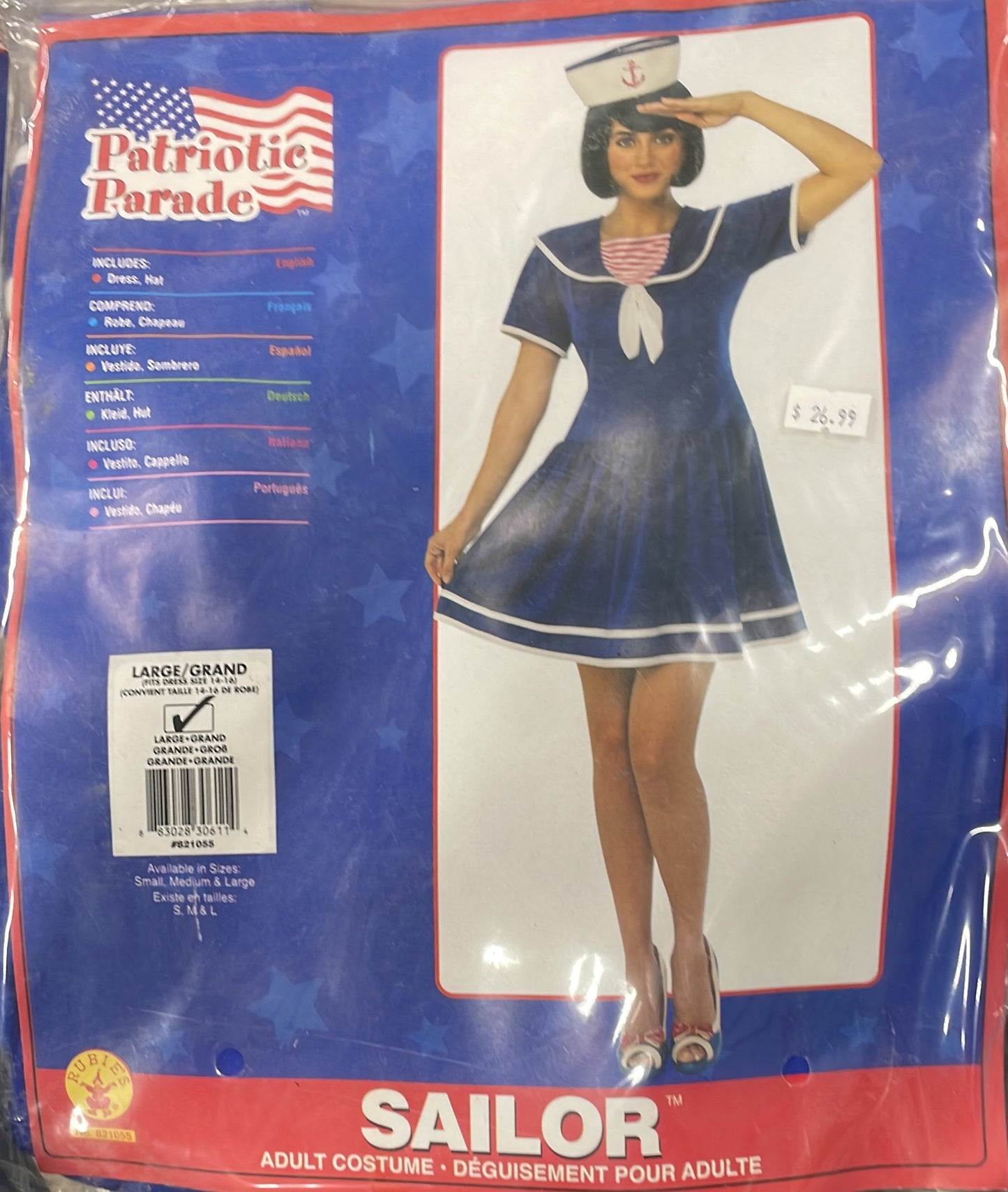 Patriotic Parade Includes: Dress, Hat