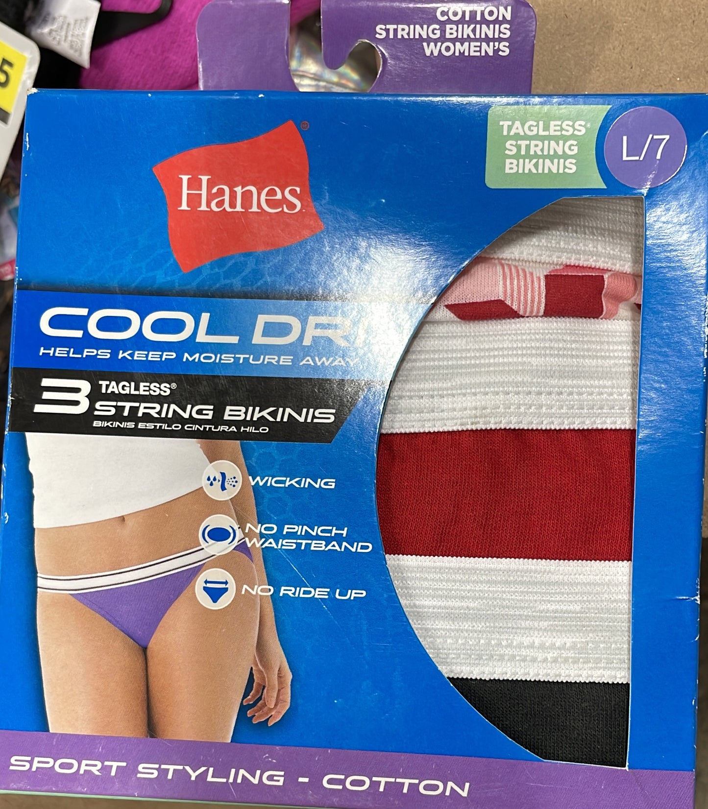 COOL DRI 3 TAGLESS STRING BIKINIS