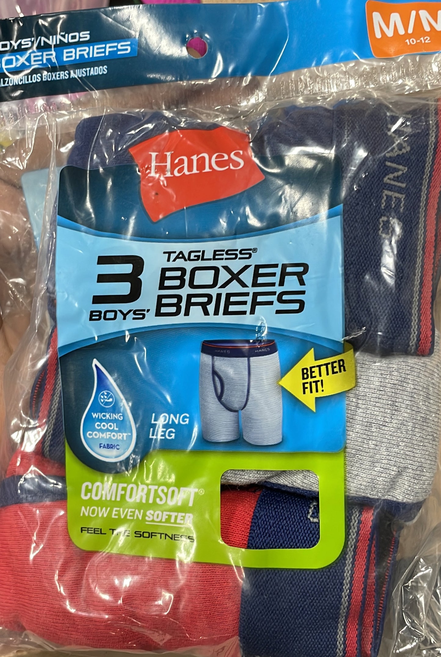 Hanes 3 TAGLESS BOXER BRIEFS