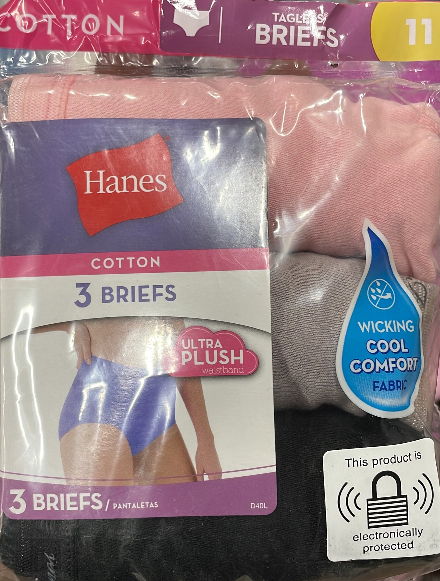 Hanes COTTON 3 BRIEFS 6554