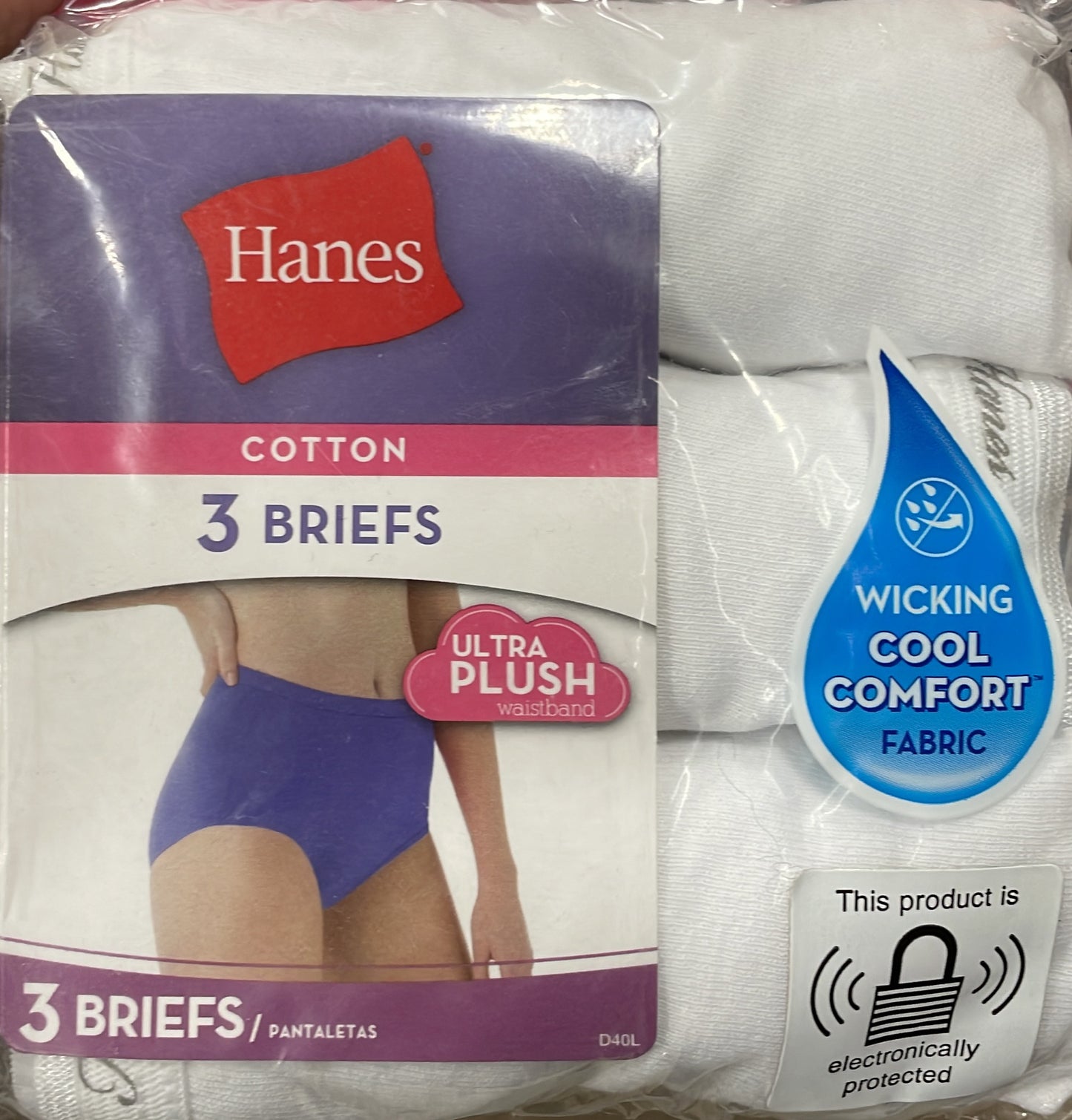 Hanes COTTON 3 BRIEFS 6448