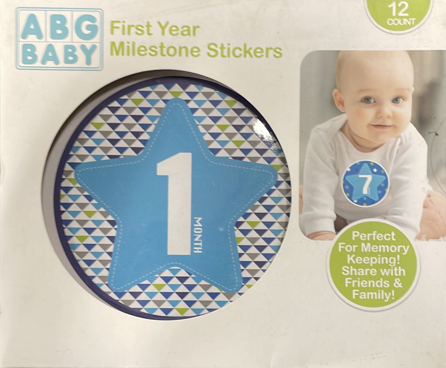 ABG BABY First Year Milestone Stickers