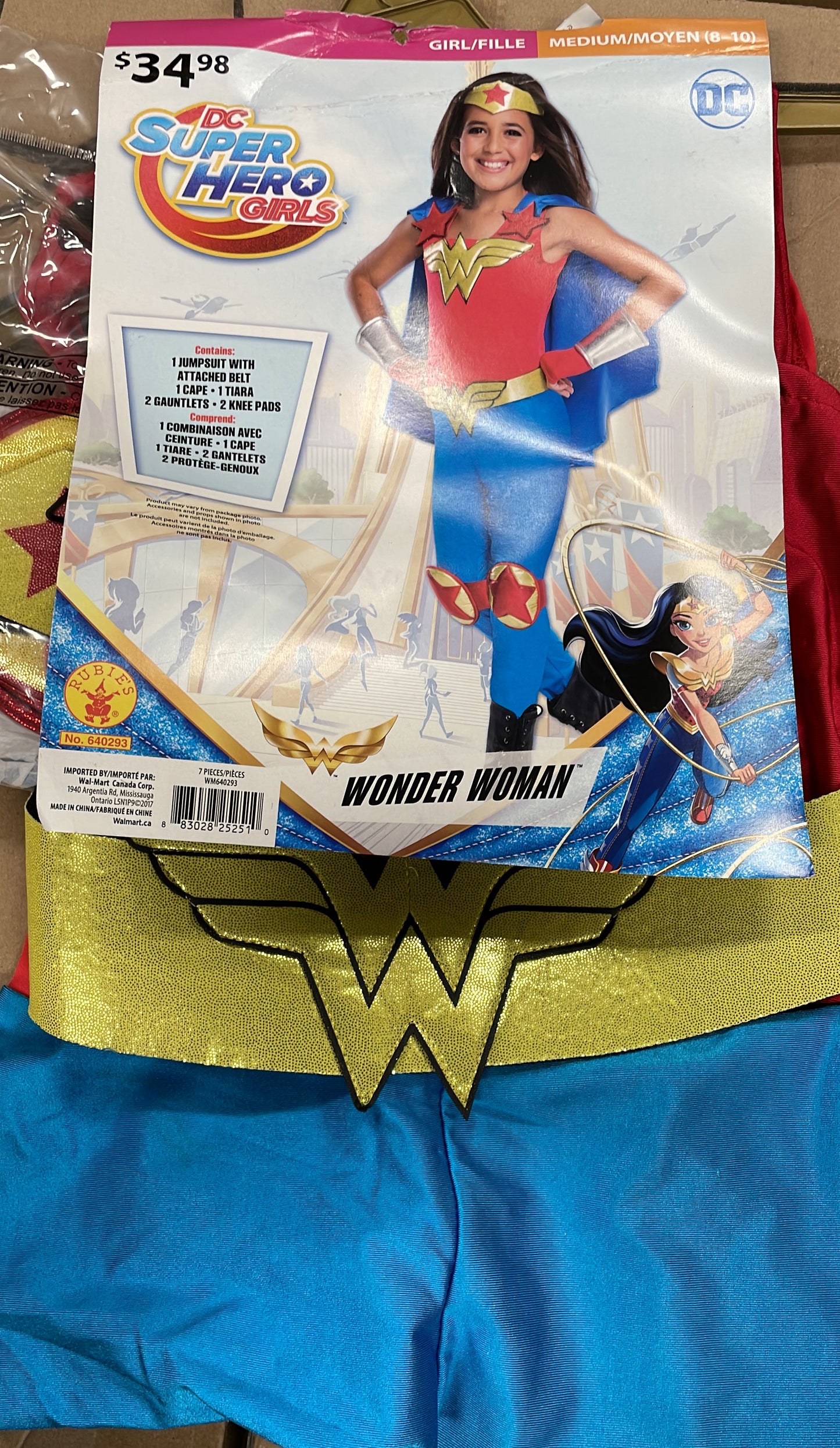 DC WONDER WOMAN MEDIUM (8-10)