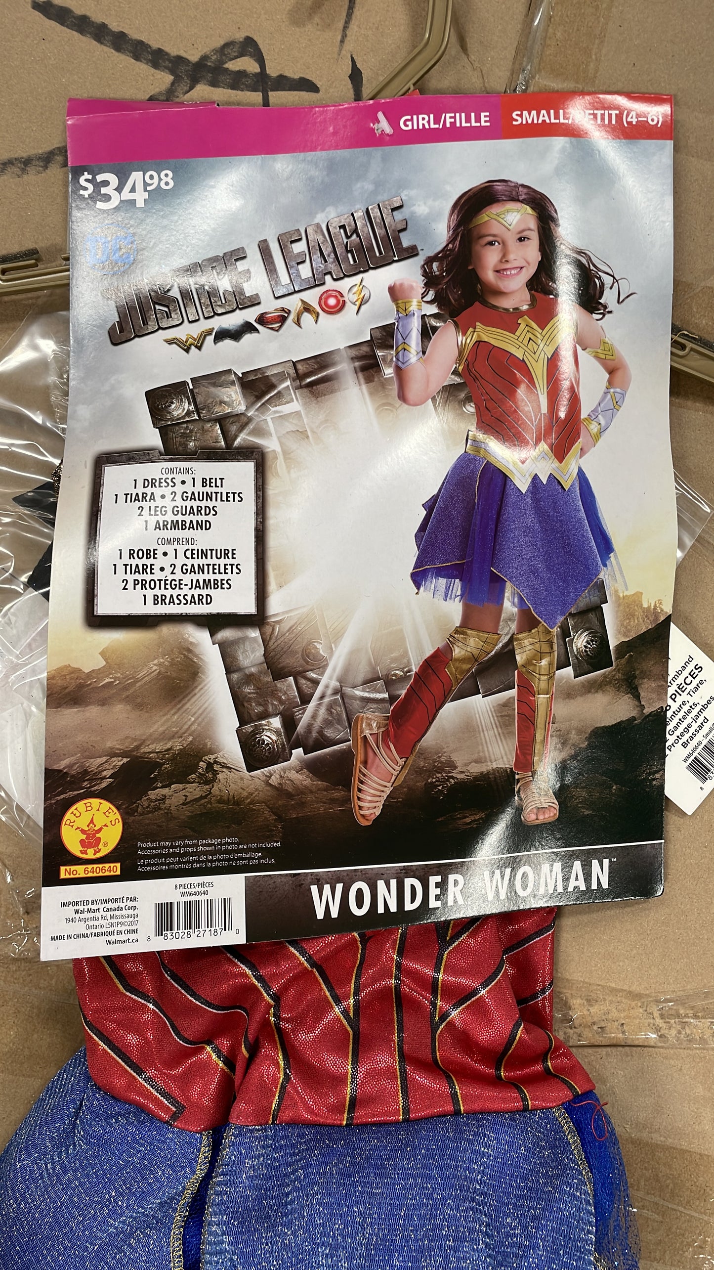 WONDER WOMAN 640640 SMALL(4-6)