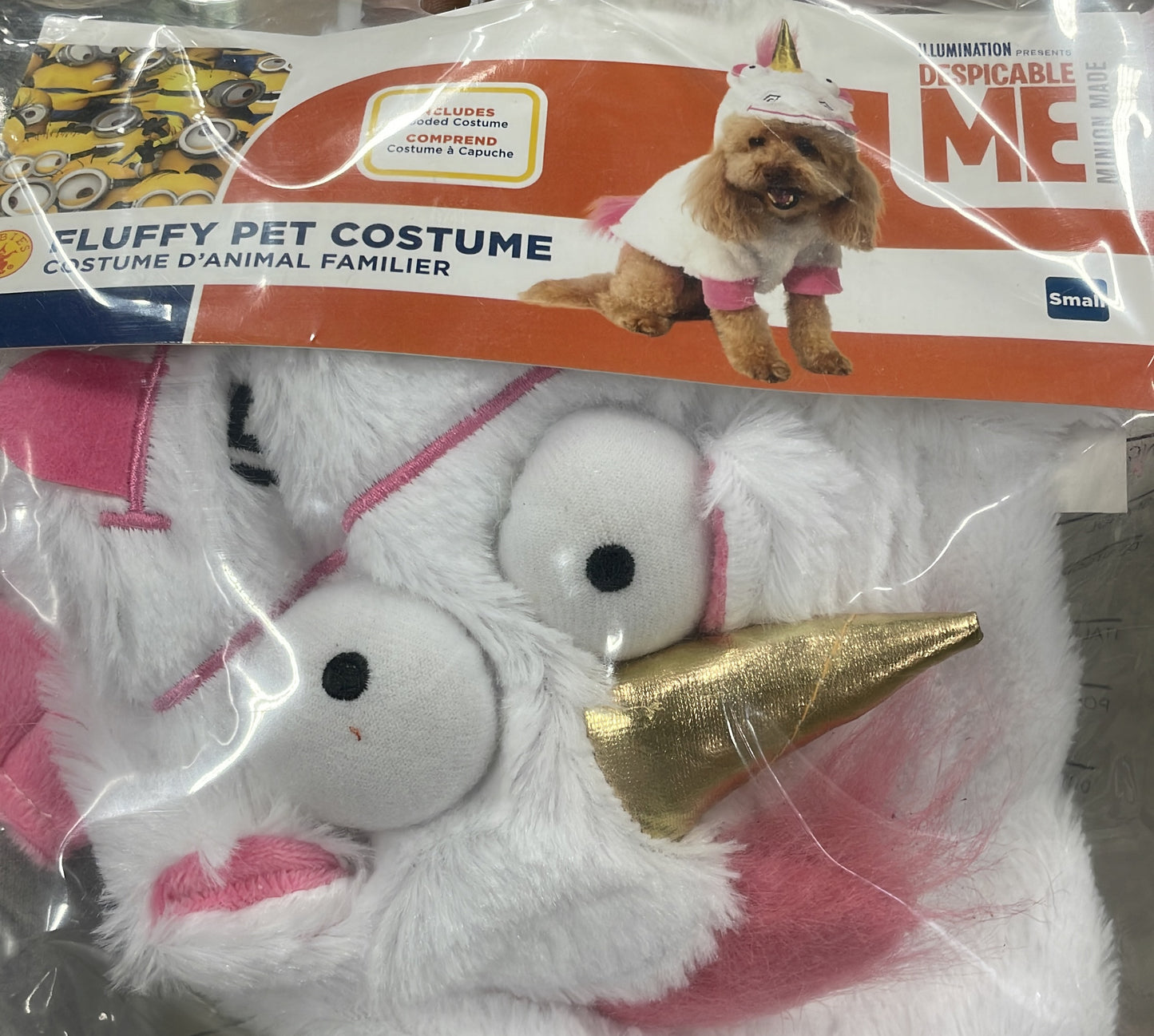 FLUFFY PET COSTUME SMALL