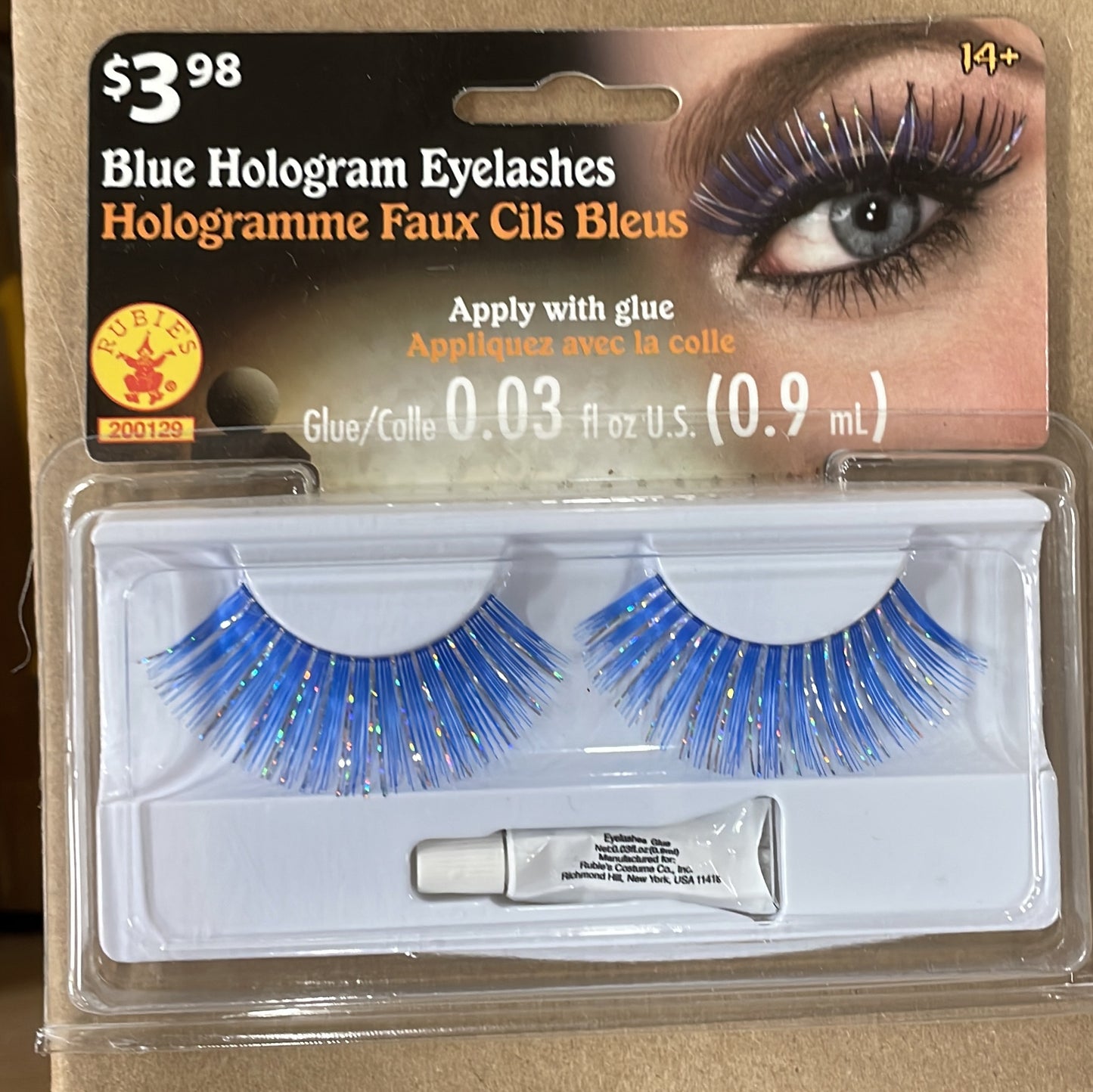 Blue Hologram Eyelashes