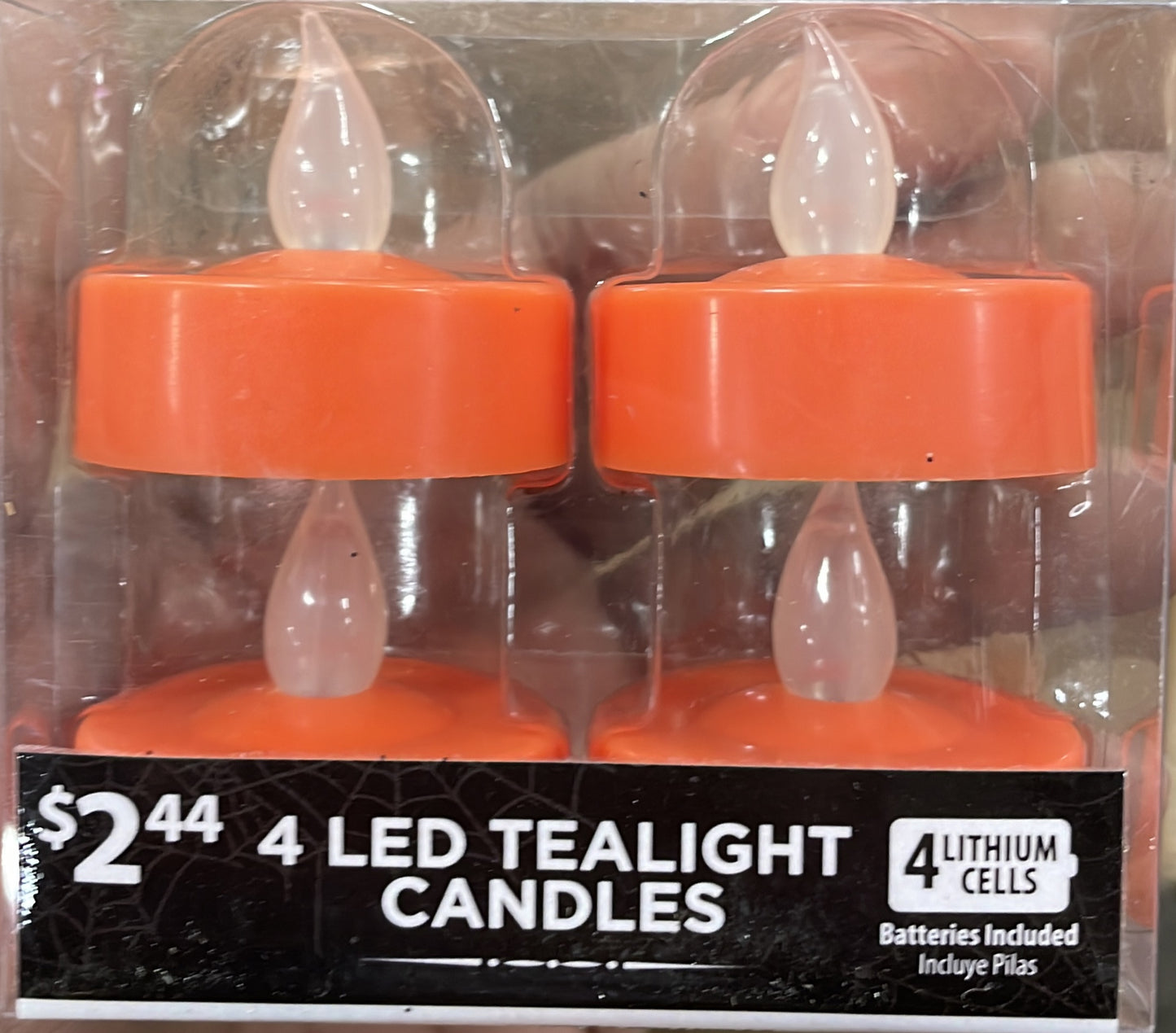 4 LED TEALIGHT CANDLES 54426