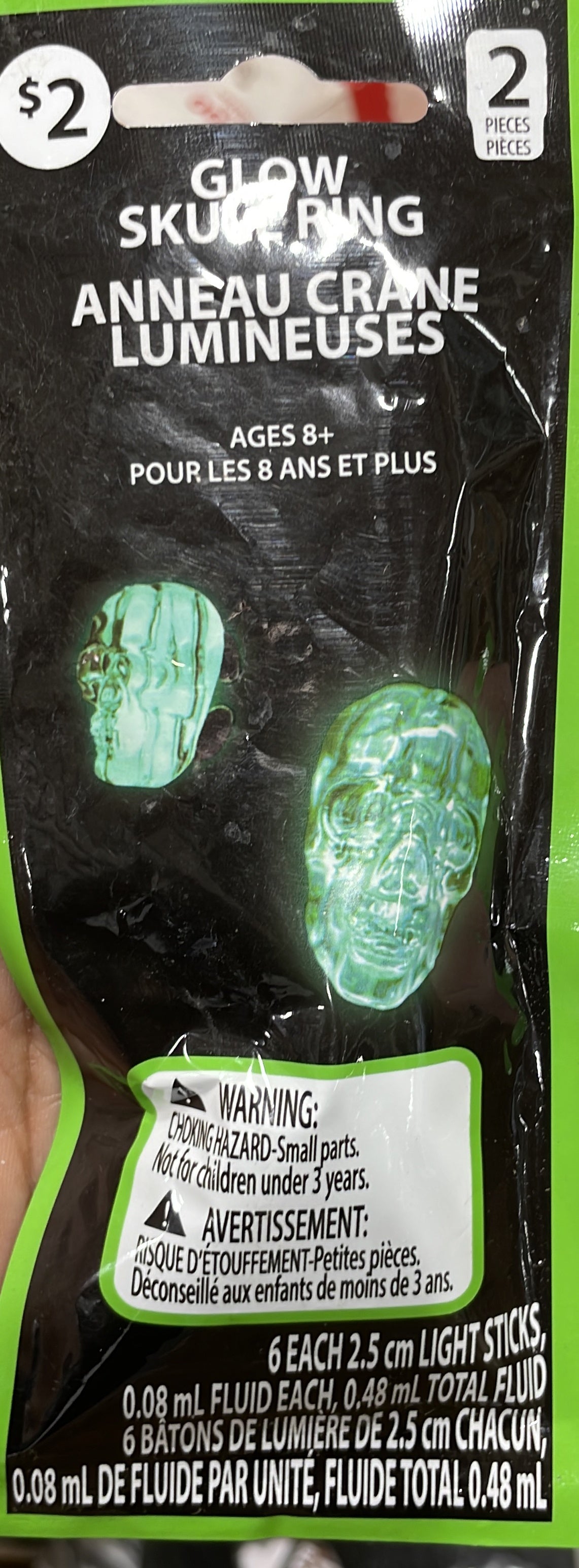 Glow Skull Ring